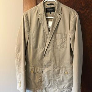 Banana Republic cotton Men's Tan blazer NWT 42R